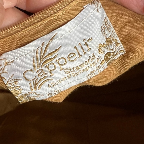 Vintage Cappelli seagrass weaved tote with faux gems - Picture 6 of 6